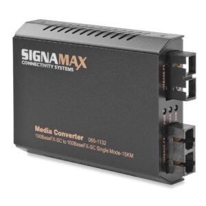 100BaseFX SC/SM, 15 km Span to 100BaseFX SC/MM, 2 km Span SKU: 065-1132