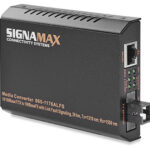 10/100BaseT/TX to 100BaseFX Single Fiber (WDM) Media Converter SC Simplex/MM, Tx=1310 nm; Rx=1550 nm, 2 km Span SKU: 065-1176ALFSMM