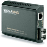 1000BaseT to 1000BaseSX Media Converter, SC/MM 220 m Span on 62.5 μm Fiber / 550 m Span on 50 μm Fiber SKU: 065-1195