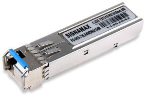 WDM 1.25 Gbps SFP Module Tx: 1550 nm / Rx: 1310 nm - SM/LC Simplex, 40 km SKU: 065-79LX4WDMB1550