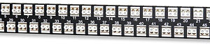 96-FIBER (48-DX) HIGH-DENSITY  LC DX SM APC PANEL, 1.75" HIGH SKU: 48HD1LCA-FT