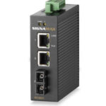 I-1100 10/100 to 100FX PoE+ Industrial Media Converter, SC/MM SKU: MI10031