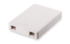Optical Fiber splice box, capacity: 2 adapters, 4 splices SKU: OFSB-01