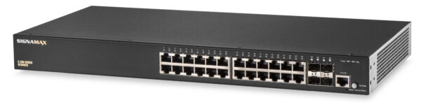 C-300 24 Port Gigabit PoE+ Full Power Managed Switch SKU: SC30020