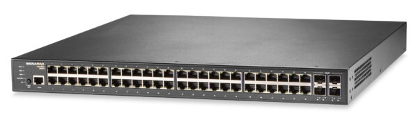C-500 48 Port Gigabit PoE Managed Switch, 4 SFP+ Ports SKU: SC50010