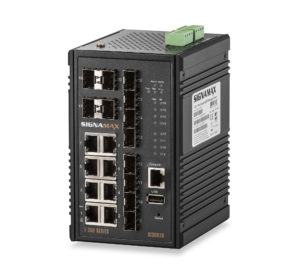 I-300 16 Port (8 SFP) Industrial Gigabit Managed Switch SKU: SI30010