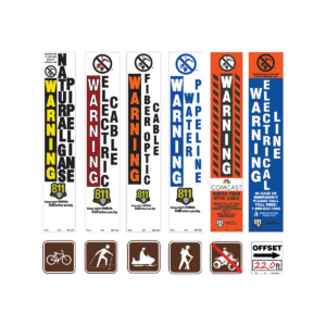 Marker Post Decals