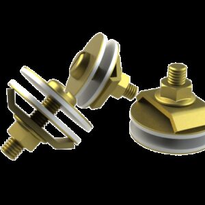 Grounding clamp TTL 10-35 LTN - Brass - Product reference 2/8189 series  BASORFIX