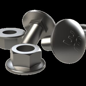 Pack 50u. bolt-washer set B3-50 GC - Hot Dip Galvanized Steel (HDG) - Product reference 2/8827 series  BASORFIX