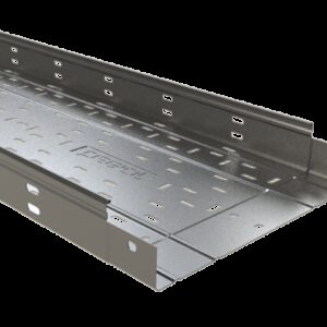 Perforated cable tray ERE 600X60 I304 - Stainless Steel AISI 304 - Product reference 2/4373 series  BASORTRAY