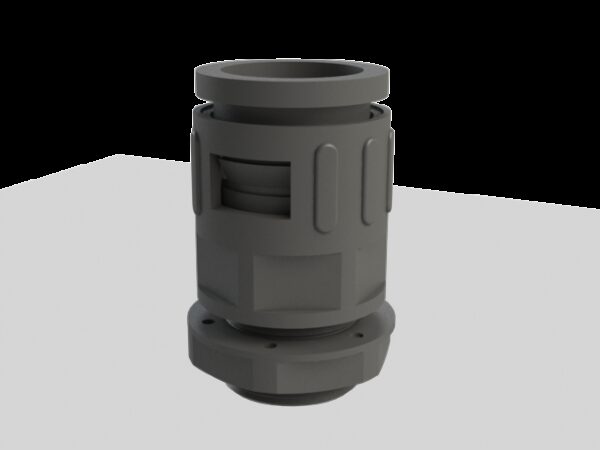 Fitting BGQ 54M63 PA6 9011 - Polyamide PA6 - Product reference 2/6660 series  BASORTUB