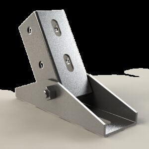 Articulated head plate KA41 GC - Hot Dip Galvanized Steel (HDG) - Product reference 2/6475 series  BASORPERFIL