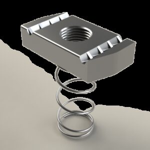 Spring nut TM41 M10 GC - Hot Dip Galvanized Steel (HDG) - Product reference 2/17584 series  BASORPERFIL