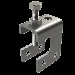Beam clamp GV2 I304 - Stainless Steel AISI 304 - Product reference 2/18642 series  BASORFIX
