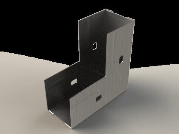 Vertical inside bend CCER 50X50 GC - Hot Dip Galvanized Steel (HDG) - Product reference 2/6952 series  BASORTRAY