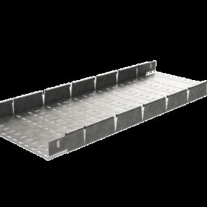 Adjustable vertical bend CCXBS 900X50X1.5 GS - Pre-Galvanised Steel (PG) - Product reference 2/4257 series  BASORTRAY