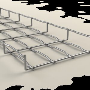 Self-Coupling wire mesh cable tray BFR 300X35 I316 - Stainless Steel AISI 316 - Product reference 2/7418 series  BASORFIL