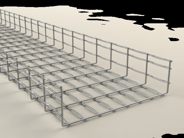 Self-Coupling wire mesh cable tray BFR 600X105 I316 - Stainless Steel AISI 316 - Product reference 2/7431 series  BASORFIL