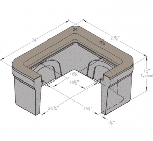 Christy® B24 | Pull Boxes & Handholes | Oldcastle Infrastructure | Model:  | SKU: OCI-5353