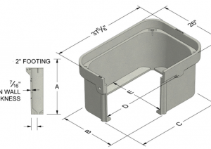 Oldcastle Polymer 2436 | Pull Boxes & Handholes | Oldcastle Infrastructure | Model:  | SKU: OCI-5320