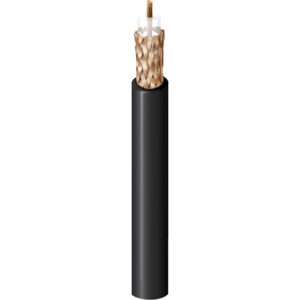 8267 - Mil-Spec Coax, 50 Ohm, RG-213, 13 AWG Str BC, 95% BC Braid, PVC Jkt, CMX, Commercial Non-QPL