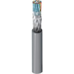 8175 - RS232/422 Low Cap, #24-15pr, FPO, Indiv.& O/A Foils+Braid, PVC Jkt, CM, 100?
