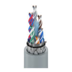 8106 - RS232/422 Low Cap, #24-6pr, FPO, O/A Foil+Braid, PVC Jkt, CM, 100?