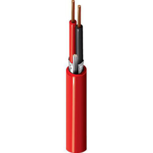 5320FM - Electronic, 2 C #18 Sol BC, Silicone Ins, OS, LSZH Jkt, FPLR-CI (UL2196)