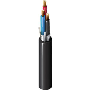 3130A - Inst, 36 Tri #16 Str BC, PVC-NYL Ins E1, IS/OS, Blk PVC Jkt, 600V TC-ER 150V NPLF 90C Dry 75C Wet