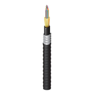 FD1D024F9 - Indoor/Outdoor Riser OM1 Distribution 24Fibers Aluminum Interlocked
