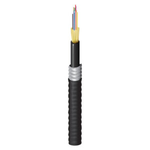 FD1D012F9 - Indoor/Outdoor Riser OM1 Distribution 12Fibers Aluminum Interlocked