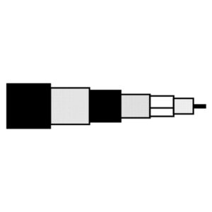 H124C01 - H124C01 - Broadband Triax, H124, 18 AWG Solid BC, CU-Foil + 40% BC Braid, LSZH Jkt, 60% BC Braid, LSZH Jkt