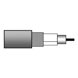 H121C00 - H121C00 - Broadband Coax, H121, 20 AWG Solid BC, CU-Foil + 45% BC Braid, PVC Jkt