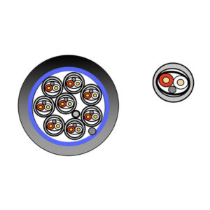 70041 - AUDIO ANALOG 2 PAIR, 26AWG, LSZH