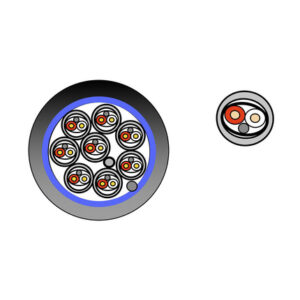70043 - AUDIO ANALOG 8 PAIR, 26AWG, LSZH