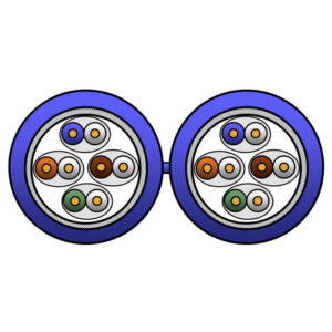 7770ELY - Category 7A Enhanced Cable, 2 x 4 Pair, S/FTP, LSZH Indoor CPR Dca