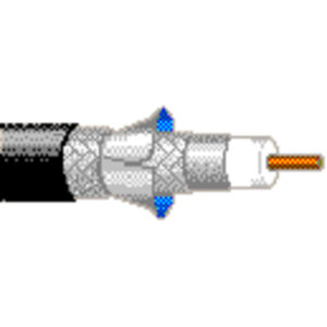 1322R - CATV Video, RG6, 18 AWG BCCS, Quad Shield, CMR