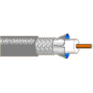1370P - Serial Digital Coax, RG59 Type, 20 AWG Solid BC, Foil + 85% TC Braid, CMP