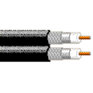 1841A - DBS Cable, Dual RG6, 18 AWG BCCS, Foil + Braid, CM