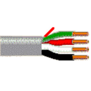 5522UE - Security & Sound, 4 Conductor 22 AWG BC, Riser