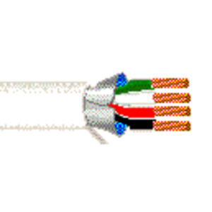 6502FC - Security & Sound, 4 Conductor 22 AWG BC, Shielded, Plenum