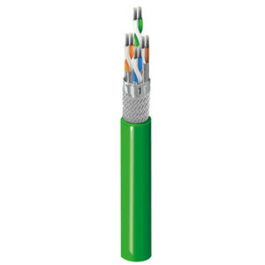 50106AH1 - BELDEN 50106AH1 Industrial Ethernet CAT6A Cable, SF/FTP, Profinet Type C, 4 Pair, 24AWG Stranded, PUR Jkt, E357312-S, AWM 20554 80C, 30V, FT2