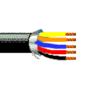 28140AS - TC-ER VN/PVC, 4 C #10 Str BC, PVC-NYL Ins E2, OS, Blk PVC Jkt, 600V TC-ER 90C Dry/Wet SUN RES DIR BUR