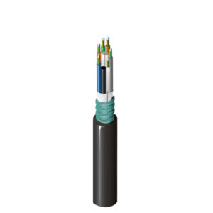 DKLU12MA036BKAA - Universal OFC MLT: Gel filling loose tubes(6f/T), Dry core, WB Tape + CST + Single LSZH Jacket (black) 36F G652D