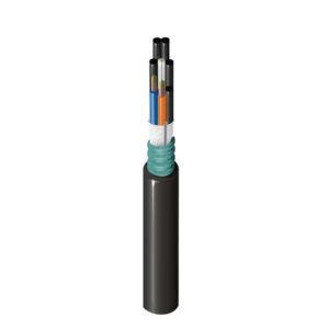 DOLU12MA008BKAA - Universal OFC MLT: Gel filling loose tubes(4f/T), Dry core, WB Tape + CST + Single LSZH Jacket (black) 8F G652D