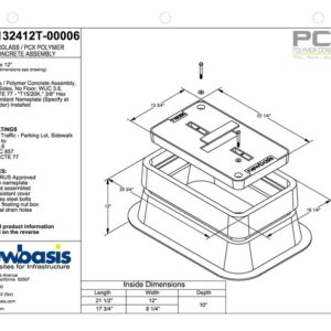 Polymer Concrete Vault Technical Image