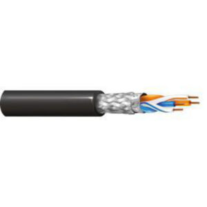 72001PU - DataTuff® 5E, 2PR #24 Sol BC, PO ins, SF/UTP, PUR HF jkt,  AWM 20549