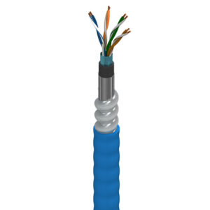 127929A - DataTuff® 5e, 4 Bonded-Pr #24 Sol BC, PO Ins, OS, PVC Jkt, AIA Armor, PVC Jkt, CMG CM -40C