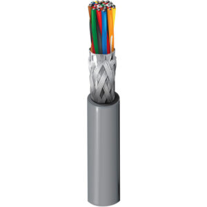 9819 - RS232/422 Low Cap, #28-18pr, PP, O/A Foil+Braid, PVC Jkt, CL2, 100?