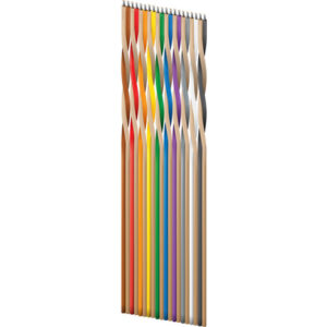 9V28014 - Flat Vari-Twist Cable .050" Pitch, 9V280XX Series, #28-14c, PVC Ins on PVC Substrate